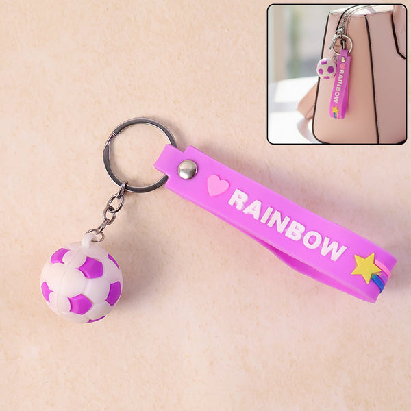 Cute Silicone 3D Key Chain with Metal Hook & Strap (Pack of 1) - justgrabit.in | Just Grab It