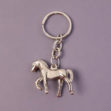 Premium Metallic Horse Shape Keychain (1 Pc) - justgrabit.in | Just Grab It