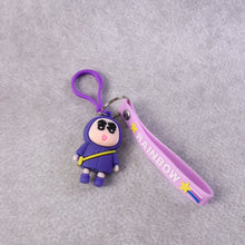 Cute Cartoon Character Silicone Keychain (1 Pc) - justgrabit.in | Just Grab It