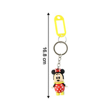 Cartoon Character Keychain with Name Tag (Mix Design, 1 Pc) - justgrabit.in | Just Grab It