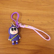 Cute Cartoon Character Silicone Keychain (1 Pc) - justgrabit.in | Just Grab It