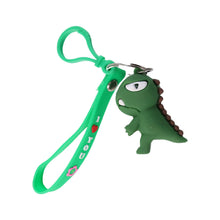 Cute Dinosaur Cartoon Silicone Keychain (1 Pc) - justgrabit.in | Just Grab It