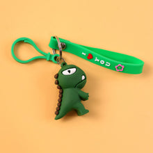 Cute Dinosaur Cartoon Silicone Keychain (1 Pc) - justgrabit.in | Just Grab It