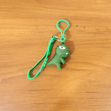 Cute Dinosaur Cartoon Silicone Keychain (1 Pc) - justgrabit.in | Just Grab It