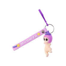 Cute Baby Doll Cartoon Silicone Keychain (1 Pc) - justgrabit.in | Just Grab It