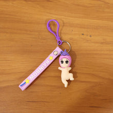 Cute Baby Doll Cartoon Silicone Keychain (1 Pc) - justgrabit.in | Just Grab It