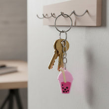 Cute Bubble Tea Cartoon Keychain (1 Pc) - justgrabit.in | Just Grab It