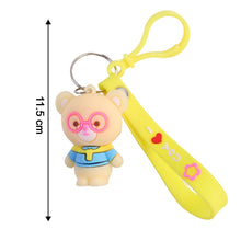 Cute Cartoon Bear Silicone Keychain (1 Pc) - justgrabit.in | Just Grab It