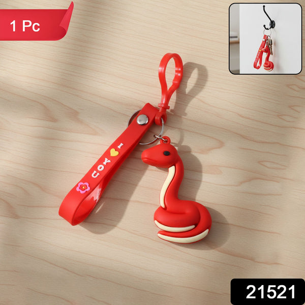 Cute Cartoon Snake Keychain (1 Pc) - justgrabit.in | Just Grab It