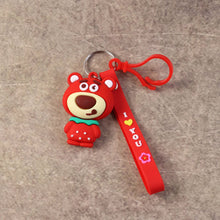 Cute Cartoon Bear Figure Keychain (1 Pc) - justgrabit.in | Just Grab It