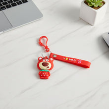 Cute Cartoon Bear Figure Keychain (1 Pc) - justgrabit.in | Just Grab It