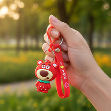Cute Cartoon Bear Figure Keychain (1 Pc) - justgrabit.in | Just Grab It