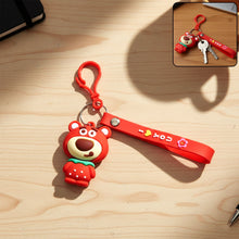 Cute Cartoon Bear Figure Keychain (1 Pc) - justgrabit.in | Just Grab It
