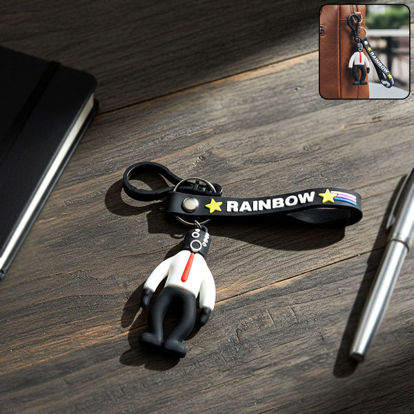 Stylish Cartoon Man Figure Keychain (1 Pc) - justgrabit.in | Just Grab It