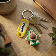 Cute Avocado Cartoon Character Keychain (1 Pc) - justgrabit.in | Just Grab It