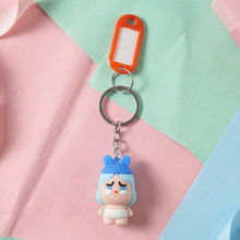 Cute Cartoon Baby Character Keychain with Label Tag Holder (1 Pc) - justgrabit.in | Just Grab It