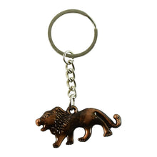 Elegant Walking Lion Metal Keychain (1 Pc) - justgrabit.in | Just Grab It