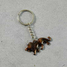 Elegant Walking Lion Metal Keychain (1 Pc) - justgrabit.in | Just Grab It