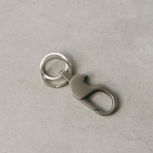 Premium Metal Keychain Carabiner Clip Hook with Dual Key Rings (1 Pc) - justgrabit.in | Just Grab It