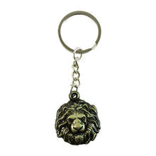 Premium Lion Head Metal Keychain (1 Pc) - justgrabit.in | Just Grab It