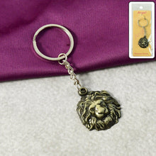Premium Lion Head Metal Keychain (1 Pc) - justgrabit.in | Just Grab It
