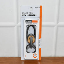 Premium Metal Keychain Carabiner Clip Hook with Dual Key Rings (1 Pc) - justgrabit.in | Just Grab It