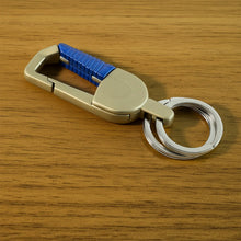 Premium Metal Keychain Carabiner Clip Hook with Dual Key Rings (1 Pc) - justgrabit.in | Just Grab It