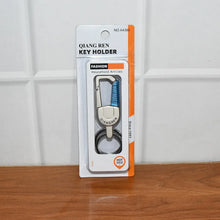 Premium Metal Keychain Carabiner Clip Hook with Dual Key Rings (1 Pc) - justgrabit.in | Just Grab It