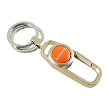 Premium Metal Keychain Carabiner Clip Hook with Dual Key Rings (1 Pc) - justgrabit.in | Just Grab It