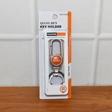 Premium Metal Keychain Carabiner Clip Hook with Dual Key Rings (1 Pc) - justgrabit.in | Just Grab It