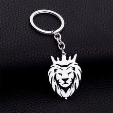 Stylish Metal Lion Head Keychain (1 Pc) - justgrabit.in | Just Grab It