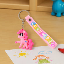 Cute Cartoon Silicone 3D Key Chain with Metal Hook & Strap (Pack of 1) - justgrabit.in | Just Grab It