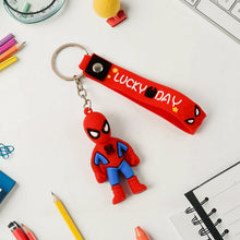 Cute Cartoon Silicone 3D Key Chain with Metal Hook & Strap (Pack of 1) - justgrabit.in | Just Grab It