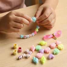 DIY Beading Jewellery Making Kit for Kids (1 Set) - justgrabit.in | Just Grab It