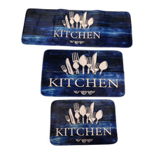 Kitchen Floor Mat Non - Slip Printed Runner Rugs (3 Pc) - Justgrabit Inc.