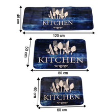 Kitchen Floor Mat Non - Slip Printed Runner Rugs (3 Pc) - Justgrabit Inc.