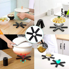 Folding Insulated Pad for Hot Pots - Foldable Trivet Mats (1 Pc) - justgrabit.in | Just Grab It