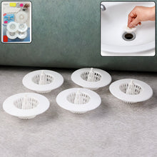5 Pcs Multipurpose Sink Drain Hair Catcher & Strainer Filter (30~45 mm) - justgrabit.in | Just Grab It