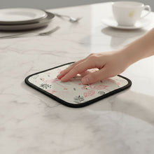 Printed Kitchen Pot Holder Heat Resistant Mat (20×20 Cm) - justgrabit.in | Just Grab It