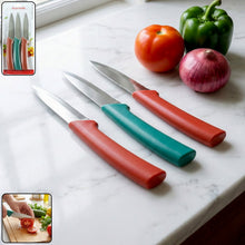 Multipurpose Kitchen Fruit & Vegetable Cutting Knife Set (Pack of 3) - justgrabit.in | Just Grab It