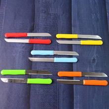Premium Quality Stainless Steel Handle Plain Knife (10 Pc / 1 Set) - Justgrabit Inc.