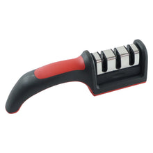 3 Stage Knife Sharpener Tool with Ergonomic Handle (1 Pc) - justgrabit.in | Just Grab It