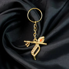 Flute and Peacock Feather Krishna Design Keychain (1 Pc) - justgrabit.in | Just Grab It