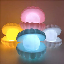 Pearl Shell Night Lamp Decorate Desk Lights For Bedroom & Home - justgrabit.in | Just Grab It