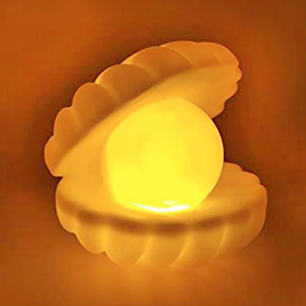 Pearl Shell Night Lamp Decorate Desk Lights For Bedroom & Home - justgrabit.in | Just Grab It