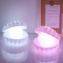 Pearl Shell Night Lamp Decorate Desk Lights For Bedroom & Home - justgrabit.in | Just Grab It