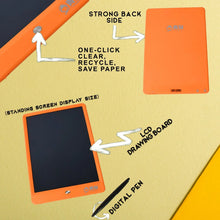 Portable LCD Writing Board Slate Drawing Record Notes Digital Notepad with Pen Handwriting Pad Paperless Graphic Tablet for Kids (1 pc / 25×15 Cm) - Justgrabit Inc.