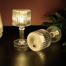Set of 6 LED Crystal - Effect Table Lamps - justgrabit.in | Just Grab It