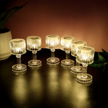 Set of 6 LED Crystal - Effect Table Lamps - justgrabit.in | Just Grab It