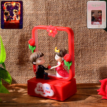 Romantic Couple Figurine with LED Light Showpiece (1 Pc) - justgrabit.in | Just Grab It